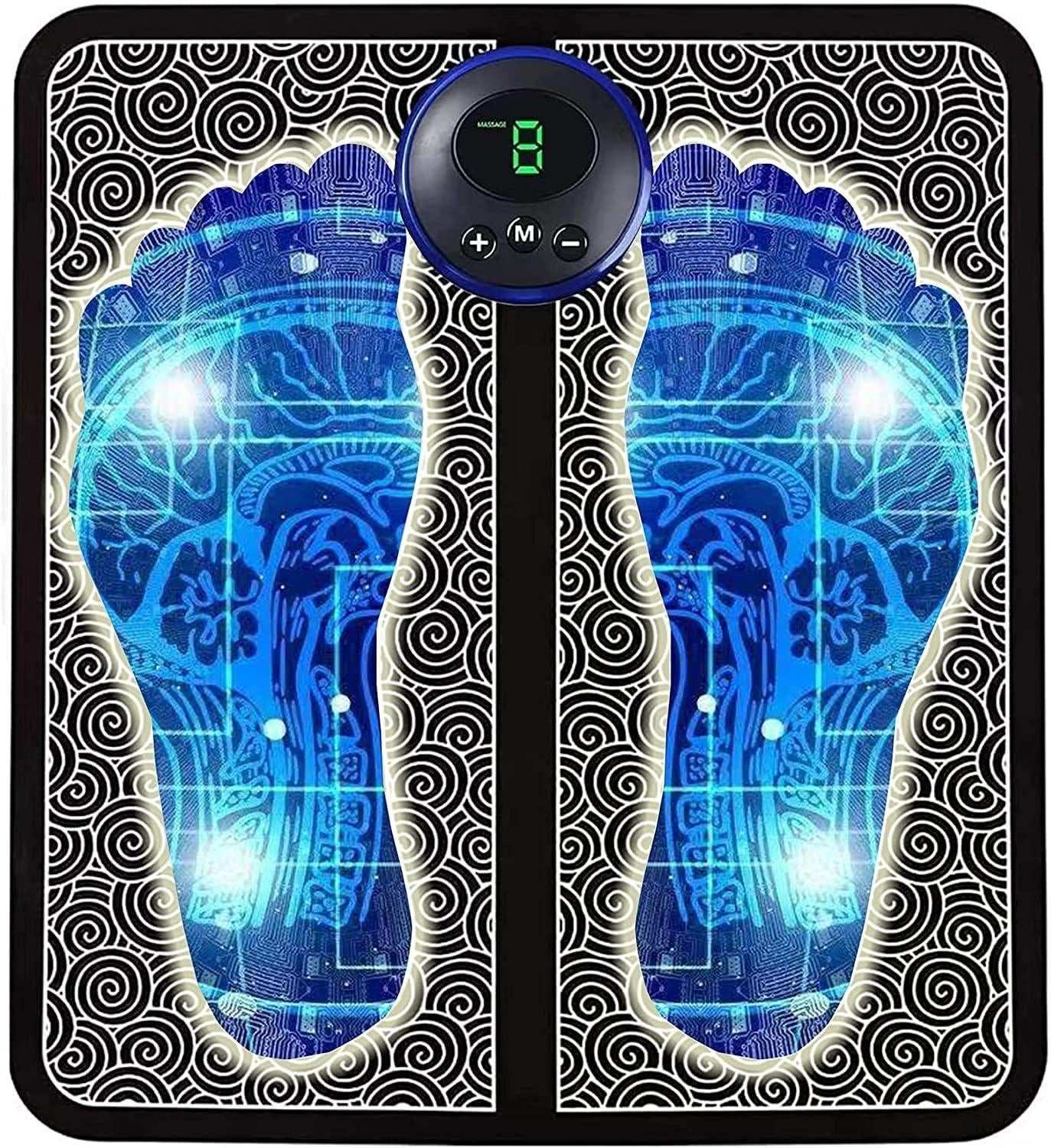 Electric Vibrating Bubble Ems Foot Massager Pad