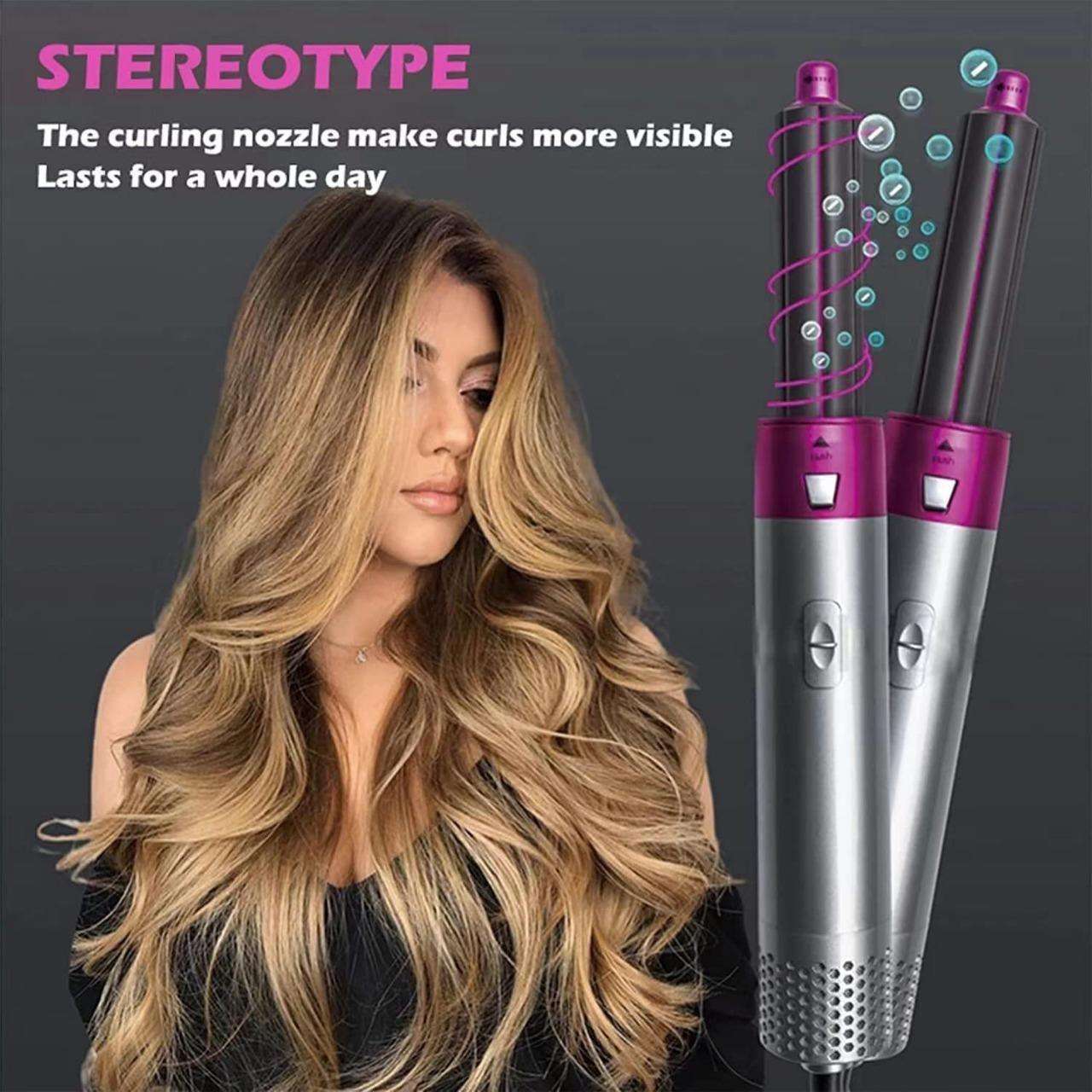 5 in 1 Multifunctional Hair Dryer Styling Tool| Hair Comb | Hair Curler
