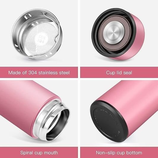 Smart LED Temperature Display Water Bottle – Hot & Cold, 500ml
