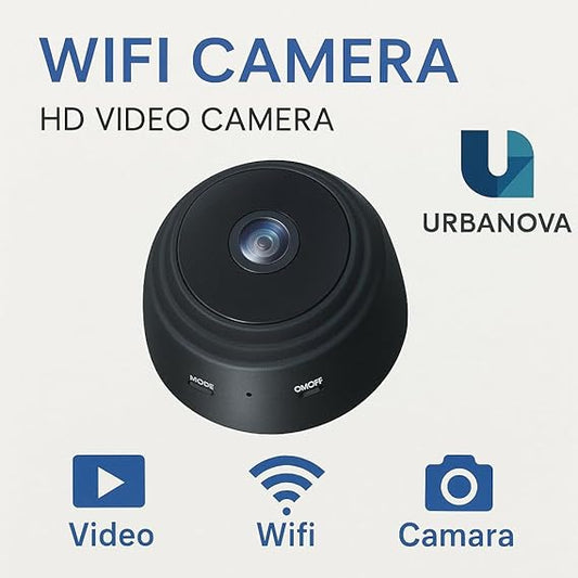 Mini Wireless WiFi Spy Camera, Night Vision, Motion Detection &amp; Portable Security 1080P