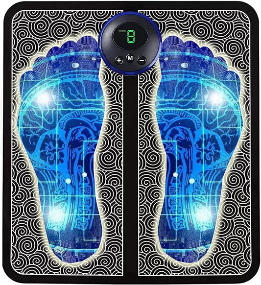 Electric Vibrating Bubble Ems Foot Massager Pad