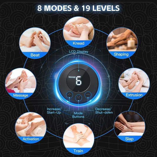 Electric Vibrating Bubble Ems Foot Massager Pad