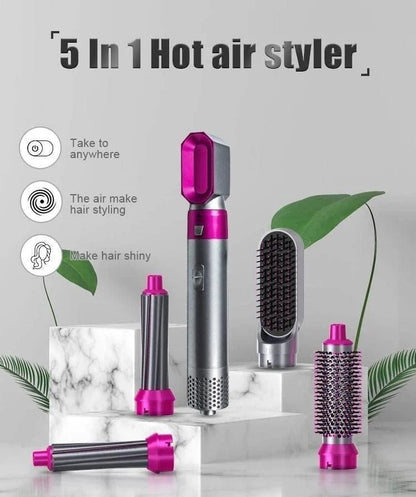 5 in 1 Multifunctional Hair Dryer Styling Tool| Hair Comb | Hair Curler